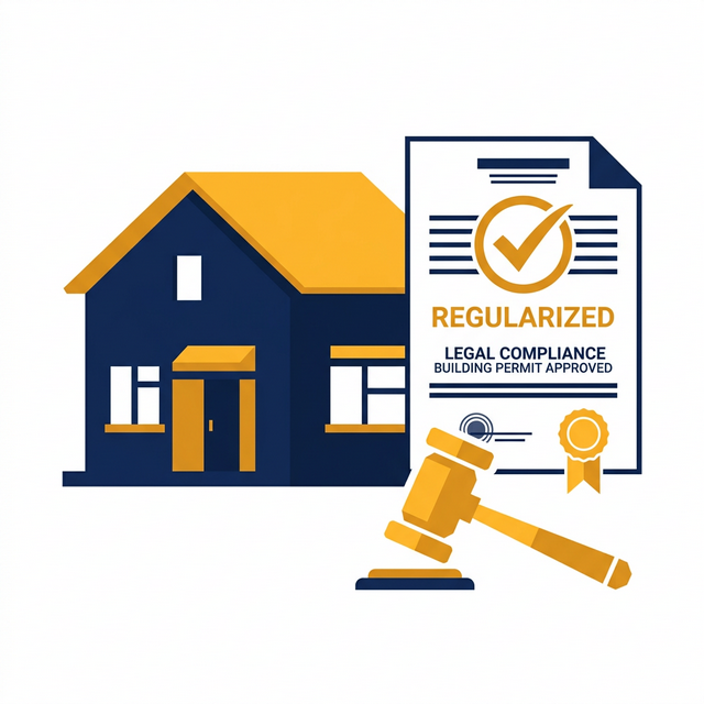 Concept de la régularisation juridique d'une construction